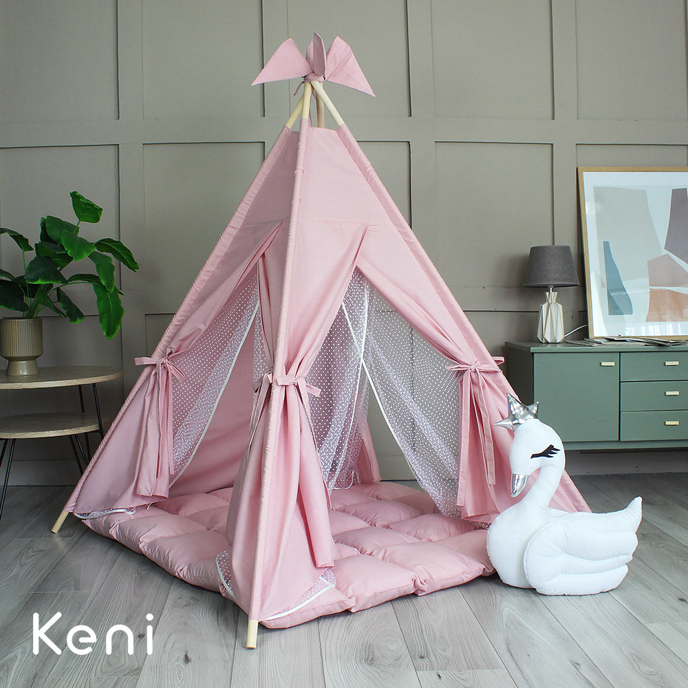 Children's tipi tent "Princess" Powder