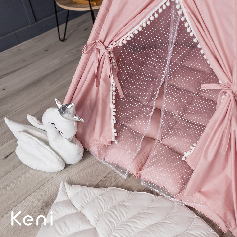 Children's tipi tent "Rabbit" Powder Pink