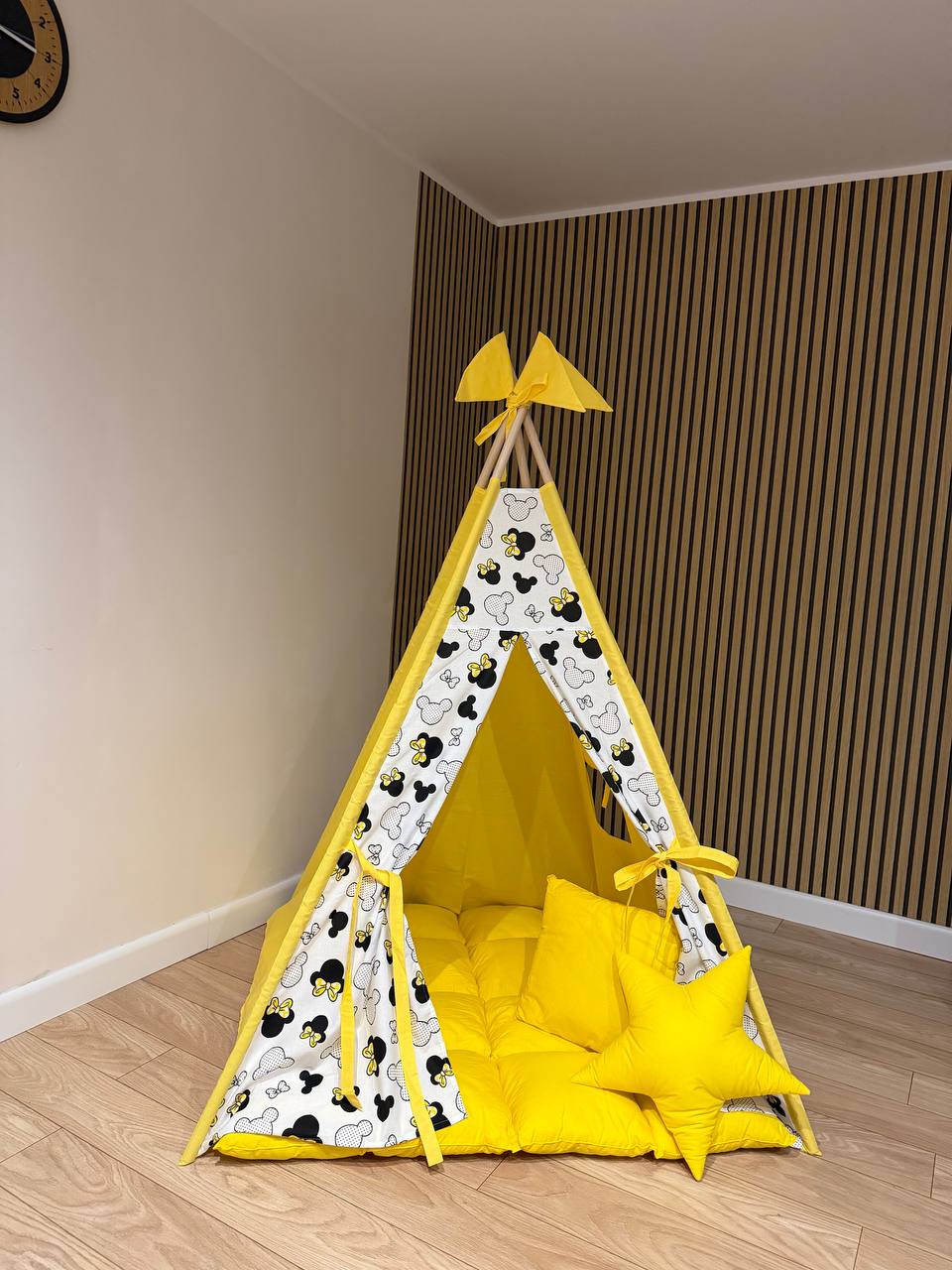 Mickey Mouse Teepee Tent for Children Yellow
