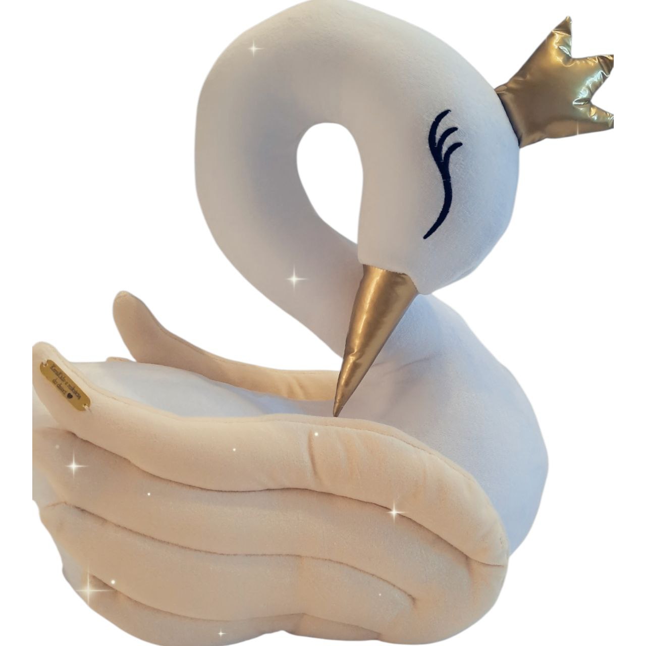 Swan Pillow - Beige