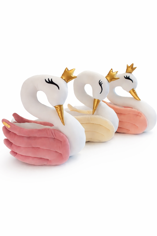 Swan Pillow - Beige