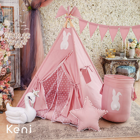 Children's tipi tent "Rabbit" Powder